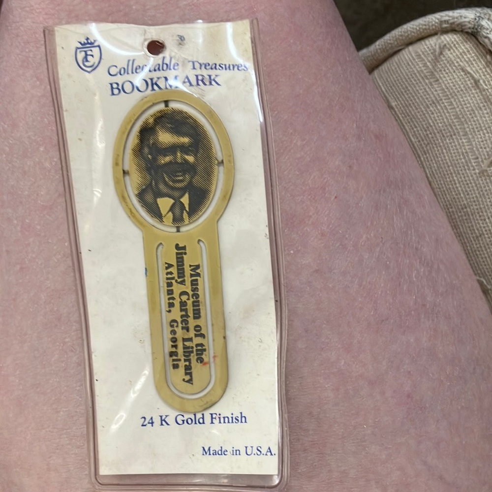 Jimmy carter museum bookmark